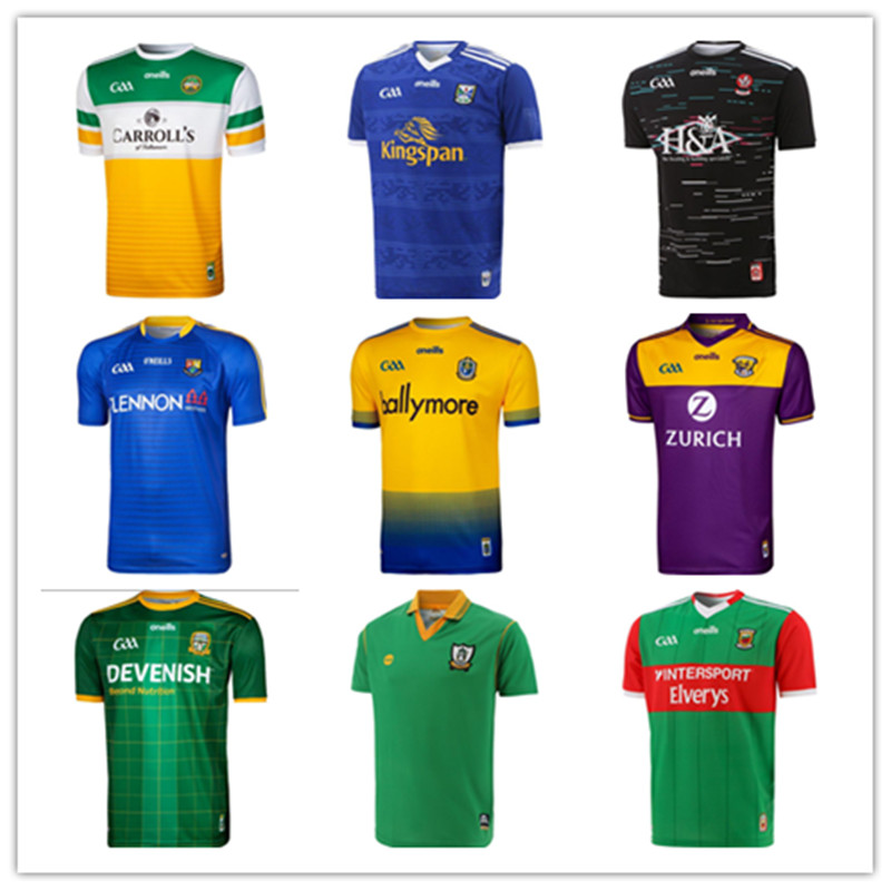 

2021 GAA Antrim Jerseys OFFALYS CAVANS Mies Miao ROSCOMMMON cork Rugby Camisas SHIRT, Adult shirt