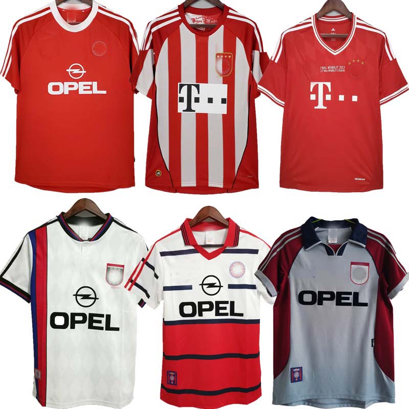 

13 14 91 92 93 94 95 96 97 98 99 retro soccer jersey 00 01 02 SANTA CRUZ Schweinsteiger ELBER LIZARAZU EFFENBERG SCHOLL Matthaus Klinsmann Bayern football Munich, 98 01