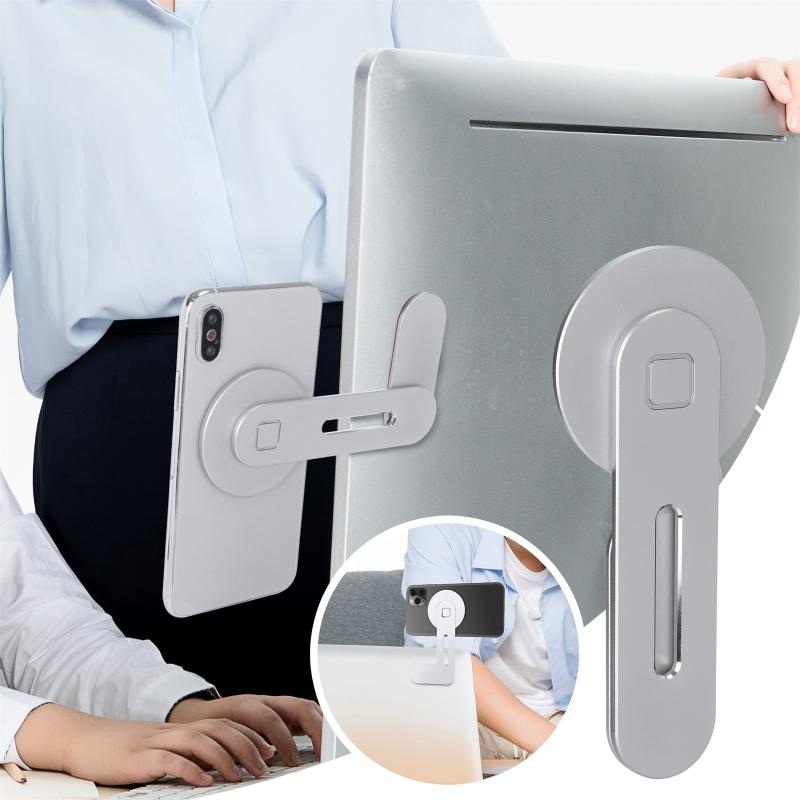 

Cell Phone Mounts & Holders For 12 Desktop With Screen Office Magnetic Aluminum Alloy Bracket Small Solid Lightweight Laptop Expansio
