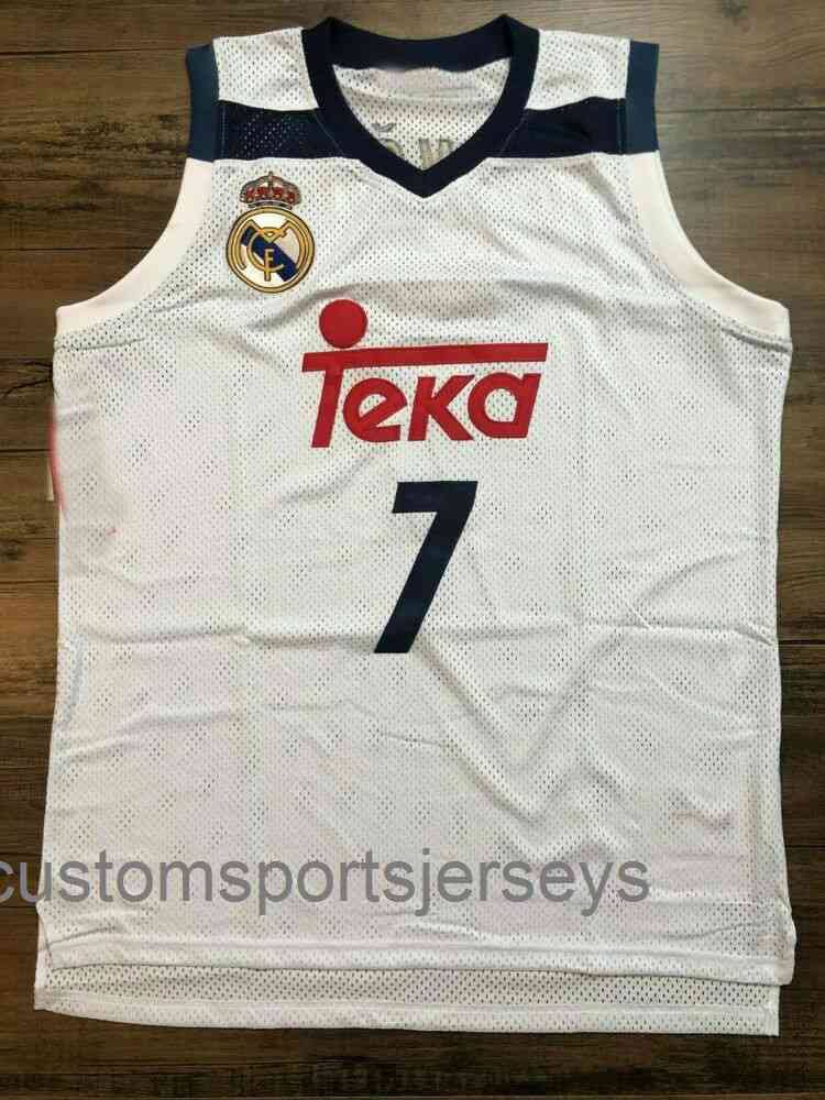 

LUKA DONCIC Madrid Teka Stitched Basketball Jersey Cheap Retro Stitched Basketball Jerseys -6XL, Any name number