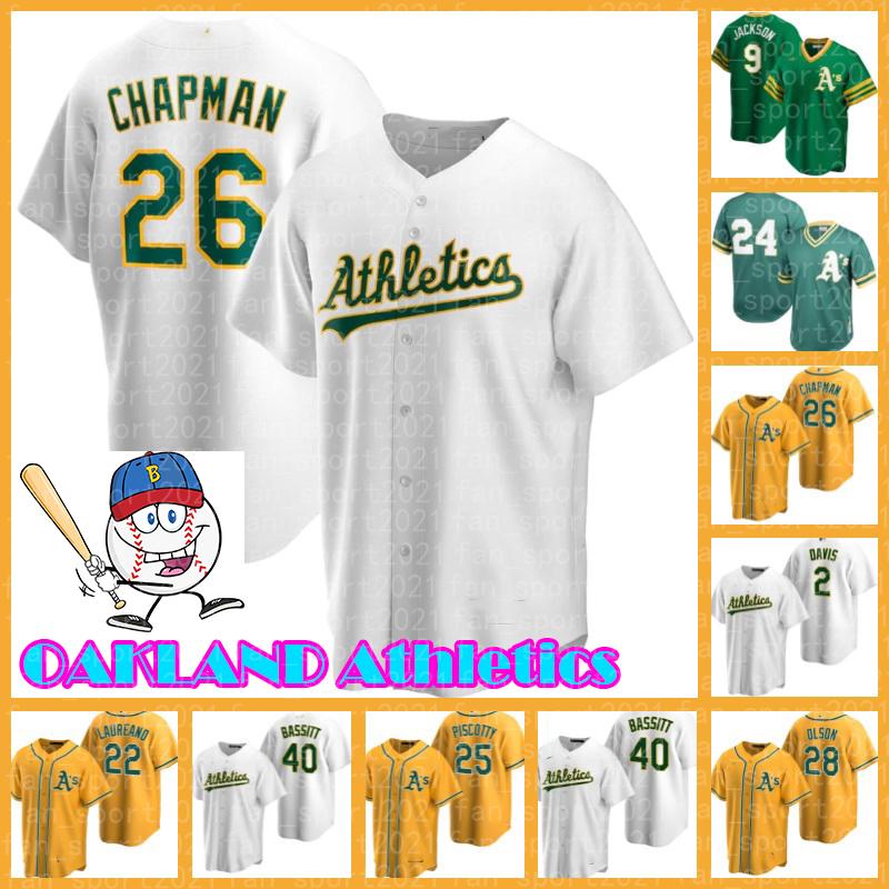 

Oakland Matt Chapman Athletics Jerseys Baseball Marcus Semien Matt Olson Frankie Montas Sean Murphy Custom Mark Canha Ramon Laureano Tony Ke, Blue;black