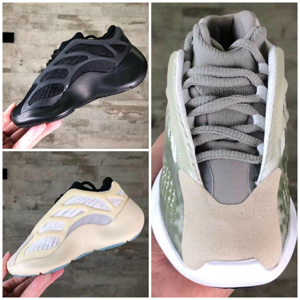 

With box Kids Kanye West V3 Youth Shoes Trainers Sply 700 Sports Sneakers Toddler Shoe 9c-3Y EUt, Black