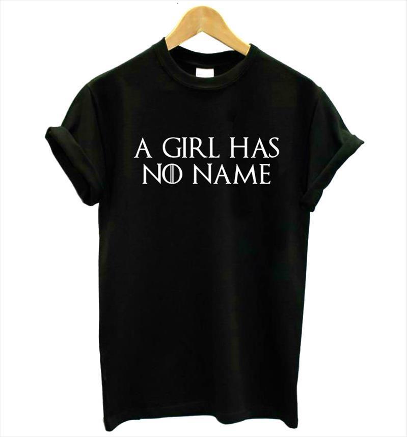 

a girl has no men t shirt name and women print cotton casual funny for lady yong tee hipster, White;black