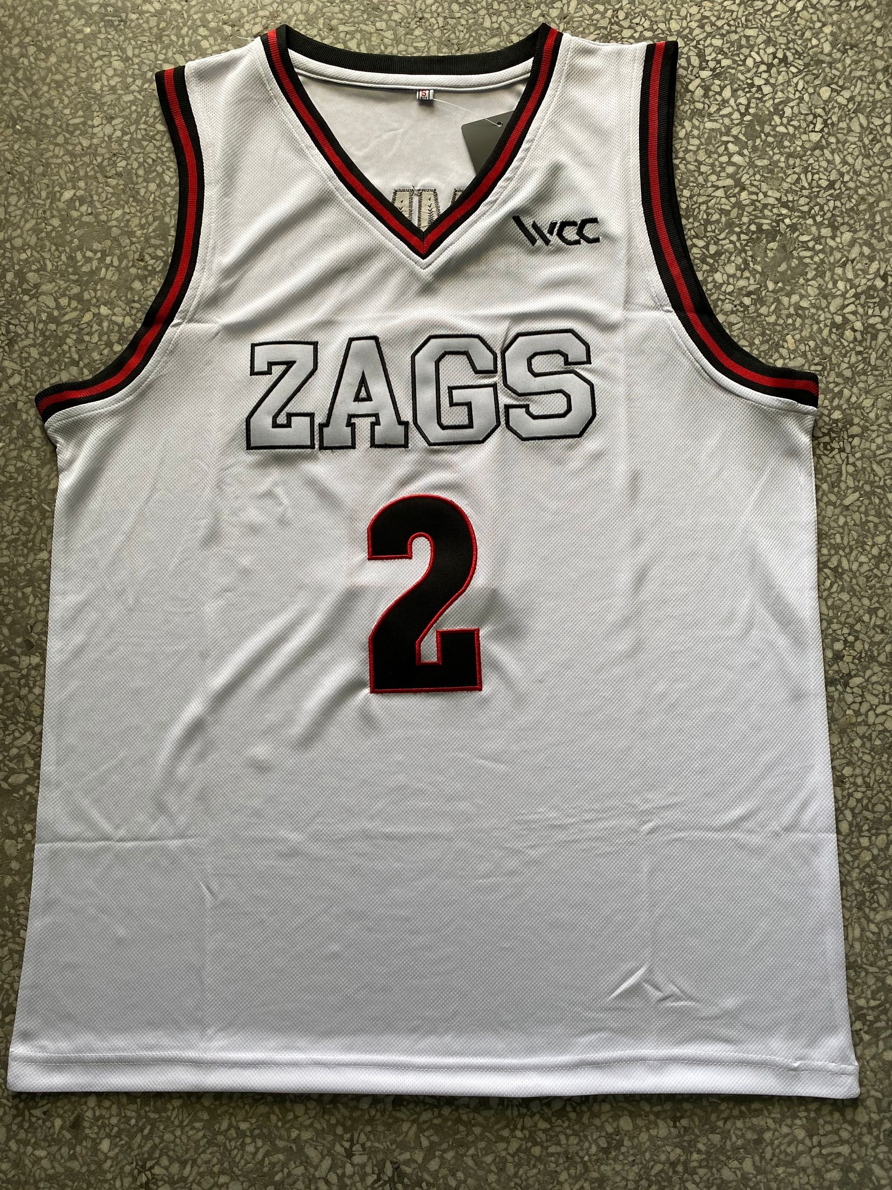 

Gonzaga Bulldogs College Basketball Jersey 1 Jalen Suggs 2 Drew Timme 24 Corey Kispert Jerseys ZAGS NCAA Men' ALL Stitched, White