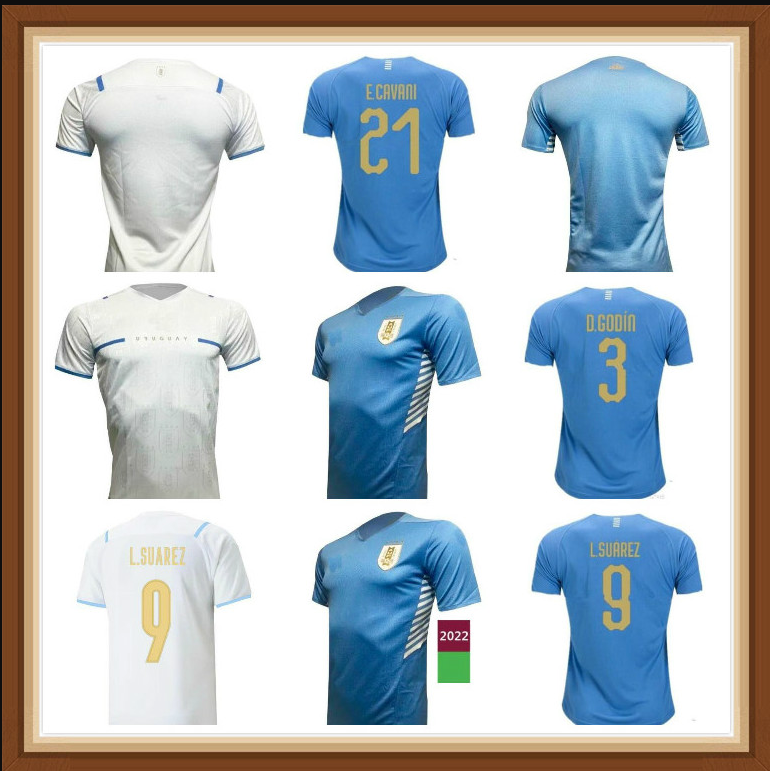 

Camisetas 2021 2022 Uruguay L.suarez Soccer Jersey Home away 21 22 E.cavani F. Valverde Shirt N. Nandez J.M.Gimenez De La Cruz National 6641, Ivory