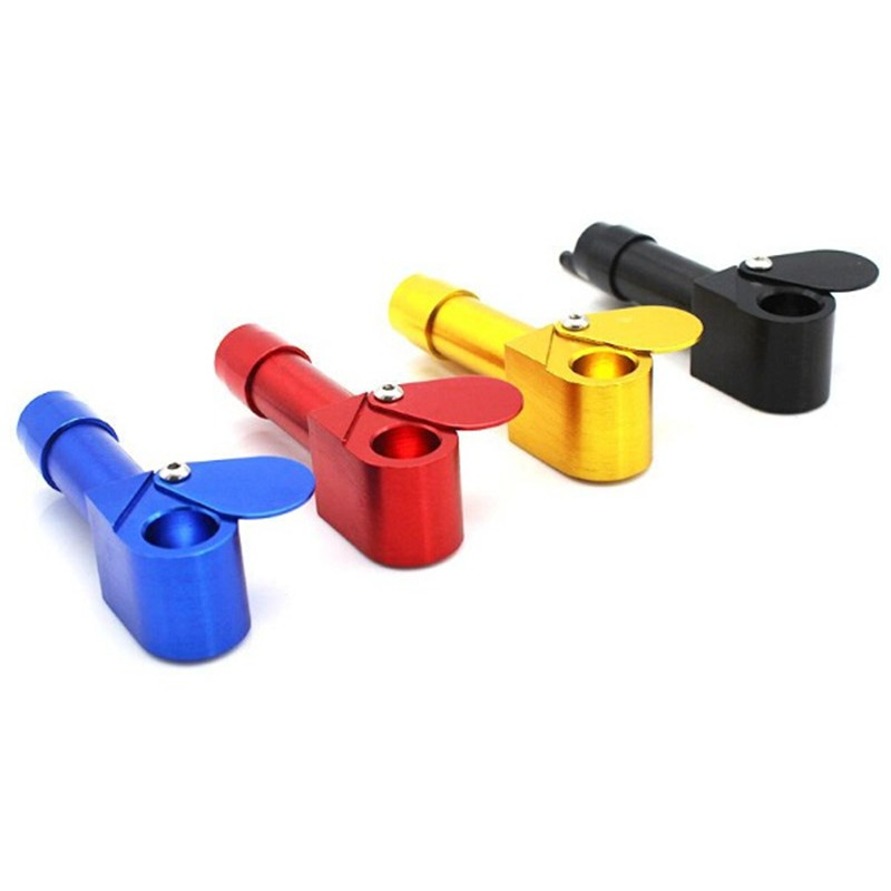

Aluminum Alloy Mini Fashion Portable No Battery Detachable Metal Smoking Pipes Cigarette Accessories
