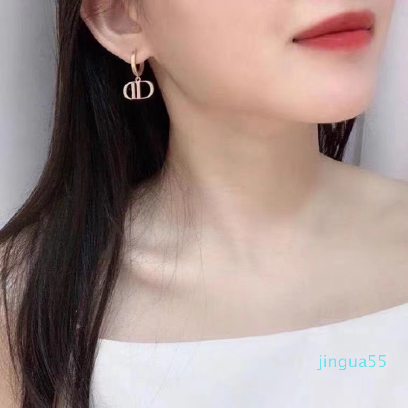 

Designers earrings charms, high quality luxurys women's jewelry fashion Letter retro temperament