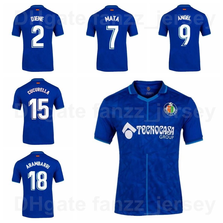 

Men CF Getafe 7 MATA Soccer Jersey 15 CUCURELLA 22 DAMIAN 10 ENES UNAL 24 TIMOR 20 MAKSIMOVIC 18 ARAMBARRI 14 HUGO DURO 2 DJENE 9 ANGEL Football Shirt Kits 2021 2022, Red