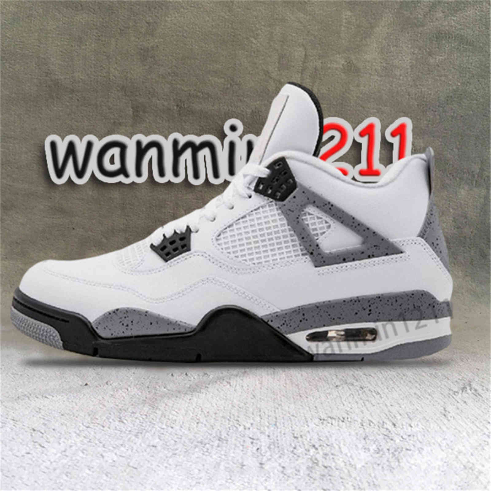 

Mens University blue Basketball Shoes 5 5s 4 4s starfish metallic purple black cat bred fire red cactus jack white cement sports sneakers, Color 04