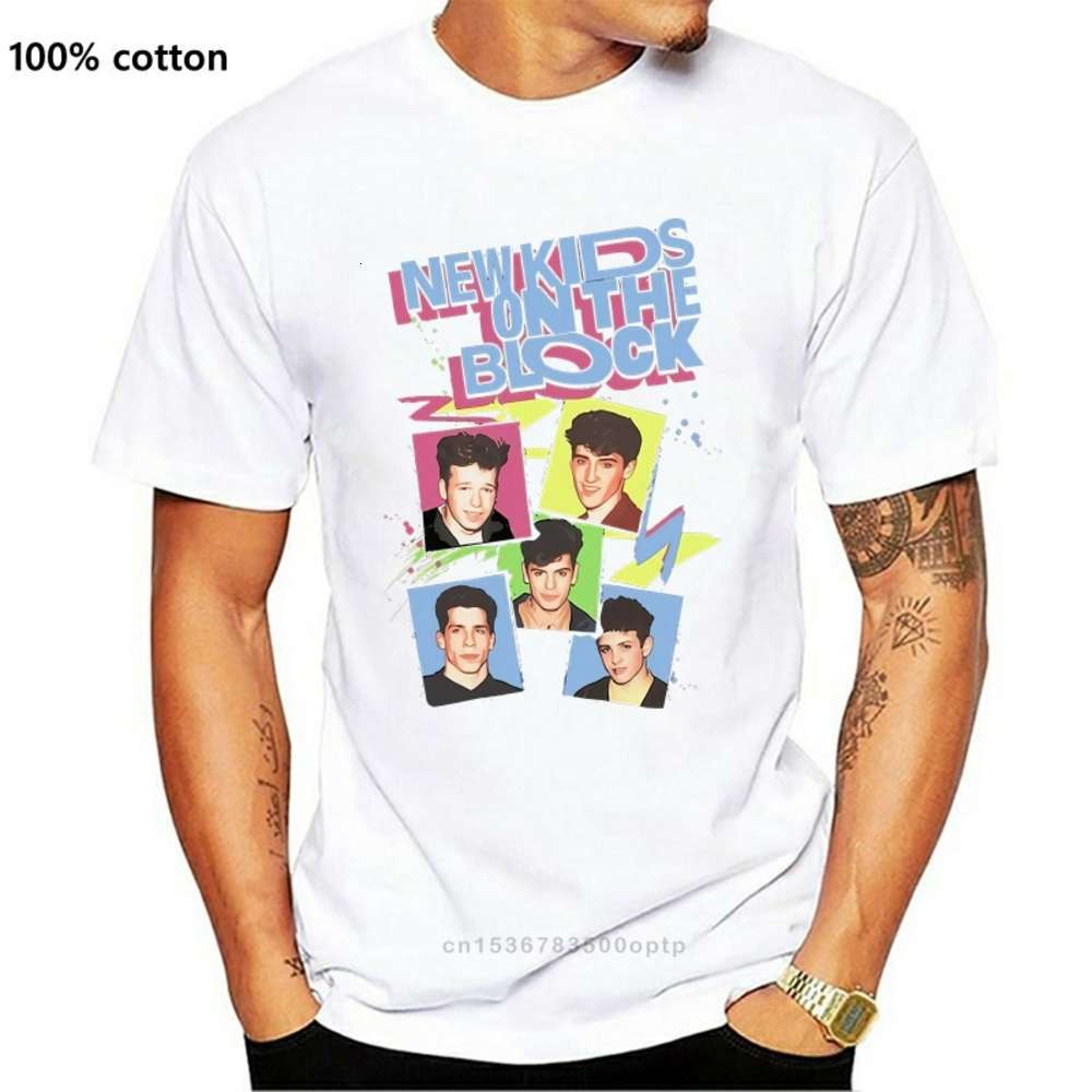 

polo shir Nkotb Kids On The Block Vintage T-shirt Poison Size S-2Xl Best Item Personality Custom Tee Shirt, White;black