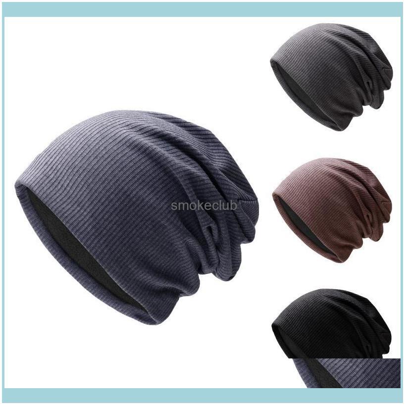 

Caps Headwears Athletic Outdoor As Sports & Outdoors Beanies Winter Mens And Womens Lightweight Slouch Beanie Solid Color Knitted Hats Soft