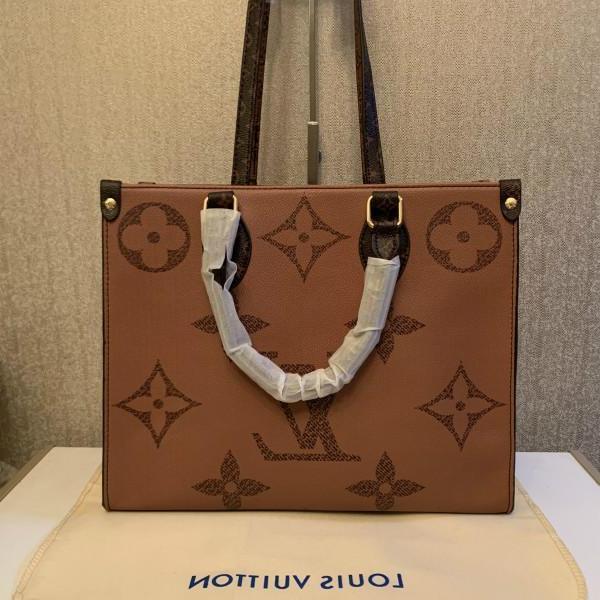 

Bag Famous Shopping crossbody ONTHEGO Embroidered canvas book tote Handbag embossed Totes High Handbag women