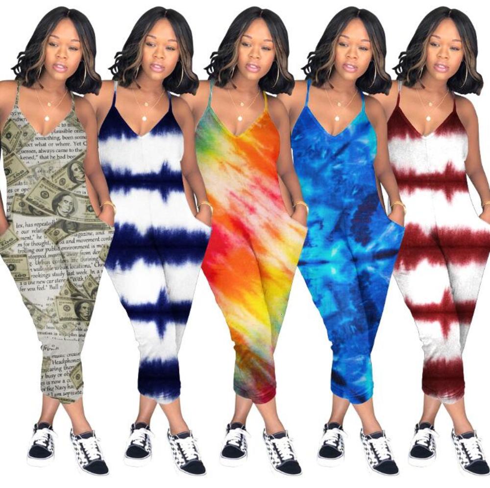 

Women Spaghetti Strap Pants 8 Styles One Piece Wide Legs Jumpsuit Sleeveless Overalls Romper Playsuit 5pcs OOA6821, Black;white