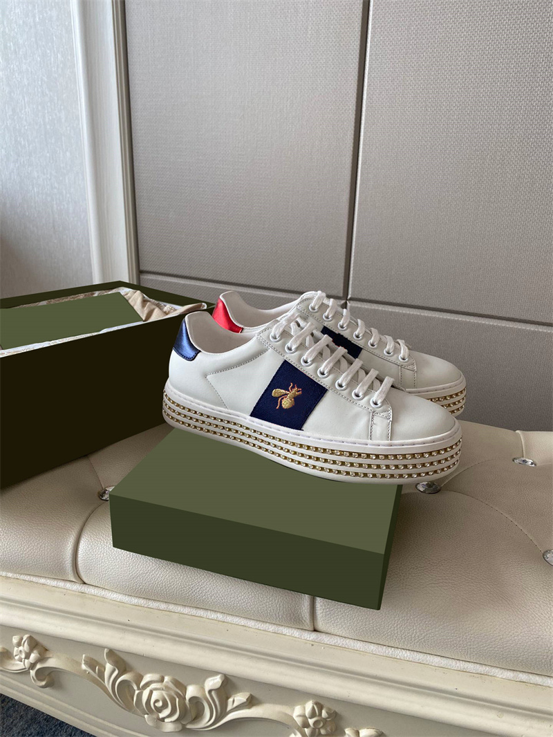 

Leather Casual Shoes Beautiful Platform Thick bottom ggs''gg Patchwork Dress Tennis Sneakers Chaussures shoe Women