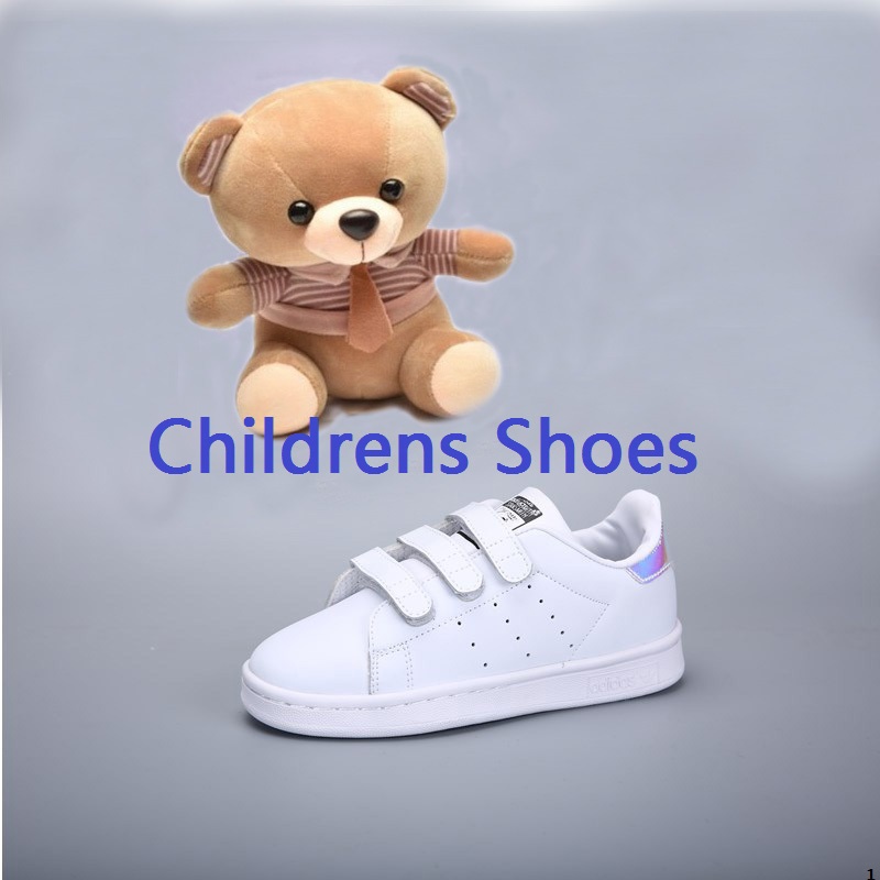 

Andd1y_top kids Shoes Children Stan Smith Superstar Hook&Loop Kid Girls Childrens Boys Baby Children's Skateboarding Casual Sport Shoe Size 24-35, Box