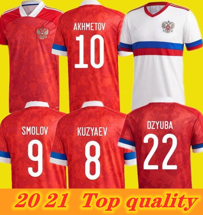 

2021 2022 Russia Soccer Jerseys Home Away 21 22 10 ARSHAVIN MIRANCHUK 18 ZHIRKOV EROKHIN 23 KOMBAROV SMOLOV Football Shirt Men, Yellow