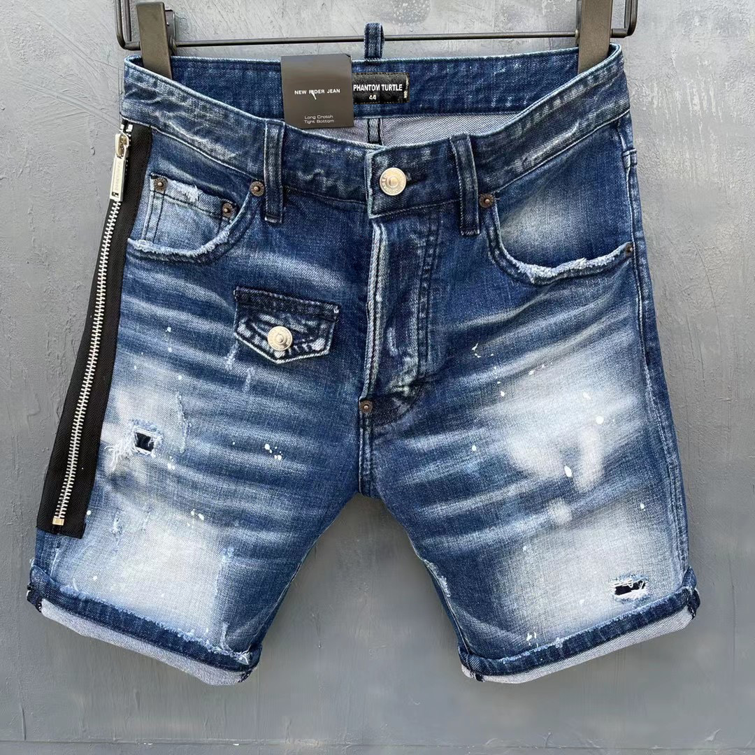 

DSQ Jeans Men Jeans Mens Luxury DesignerJeans Skinny Ripped Cool Guy Causal Hole Denim Fashion Brand Fit Jeans Men Washed Pant 20189, Blue