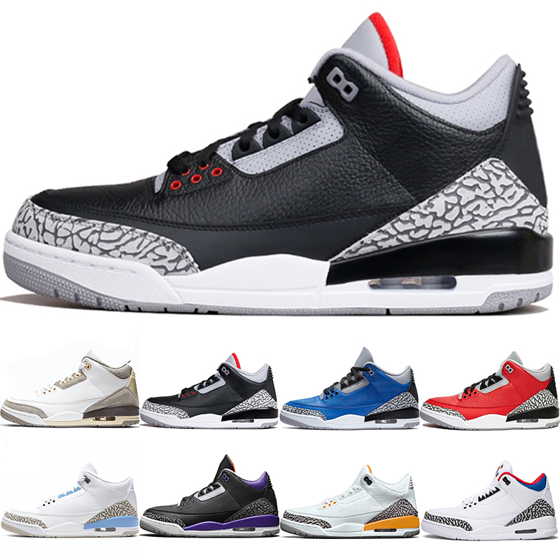 

Jumpman Men Basketball Shoes White Grey Black Cement Varsity Royal Fire Red UNC Court Purple Mens Trainer Sports Sneaker Size 40-47, #14 true blue