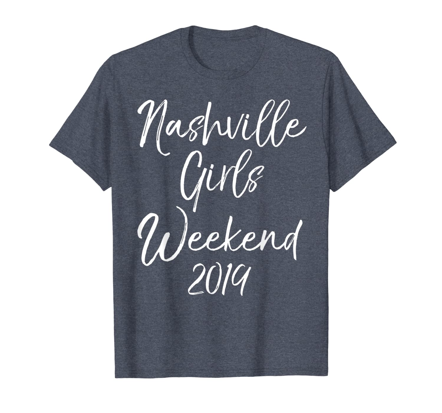 

nashville girls weekend 2019 shirt for women cute trip gifts, White;black