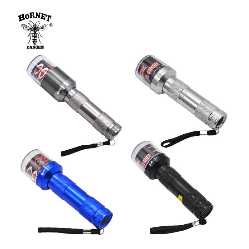 

Arrival Electric Tobacco Grinder Aluminum Crusher Spice Mill Cracker Smoking Pipes