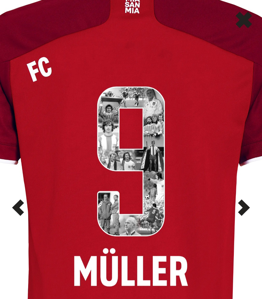 

5 Stars #9 MULLER Football Jersey 21/22 Home Red Soccer Jerseys 2021/2022 Fans Version Shirts Uniforms, 9 muller