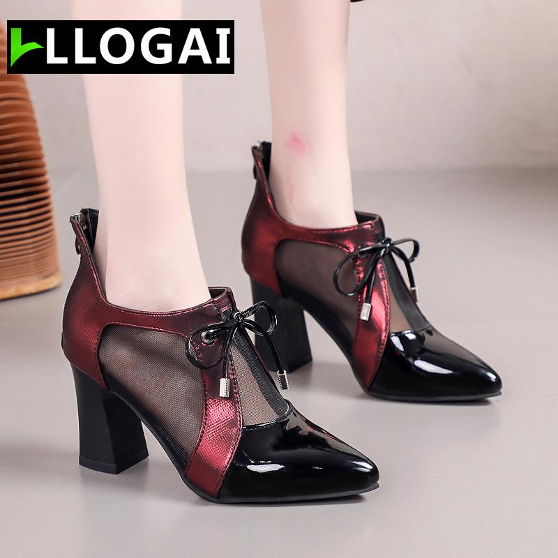 

Boots Breathable Women Mesh Sandals Summer Fashion Woman Ankle Ladies Shoes Plus Size Cool Boot Female Shoe Botines Mujer, Black
