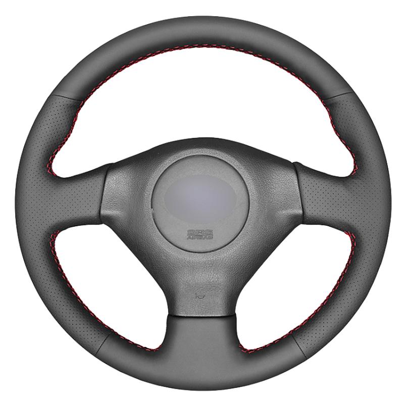 

Steering Wheel Covers Black Artificial Leather Car Cover For Legacy Forester Outback Impreza WRX 2003-2007 Saab 9-2X 2005 2006