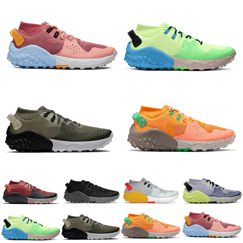 

2022 Wildhorse 6 mens running shoes sneakers Wine red Off Noir Mint Foam Ghost Barely Volt Olive Orange Canyon Pink men women trainers sports shoe Thigh quality 36-45, Item#1