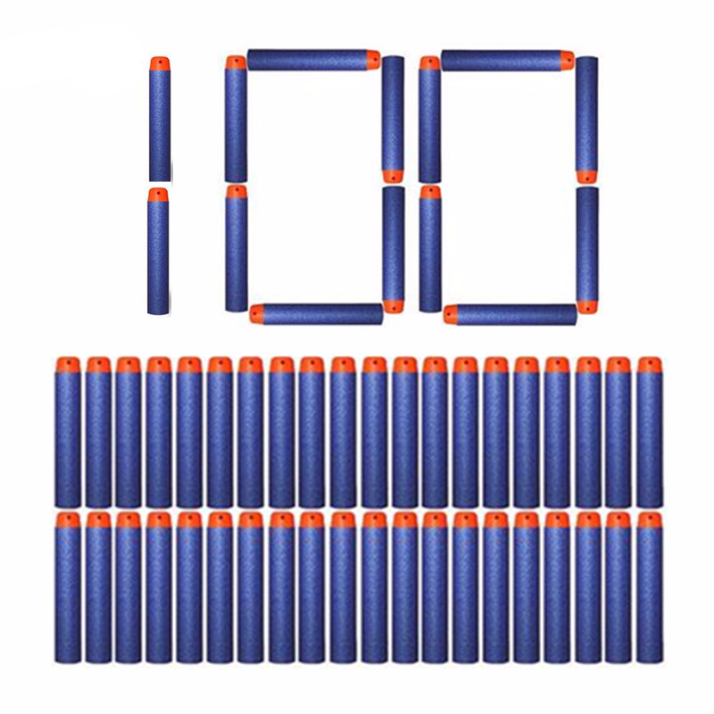 

100 Pcs/set Soft Bullet Nerf Toy Gun Dart Shoot for N-strike Elite Series Blasters Accessories