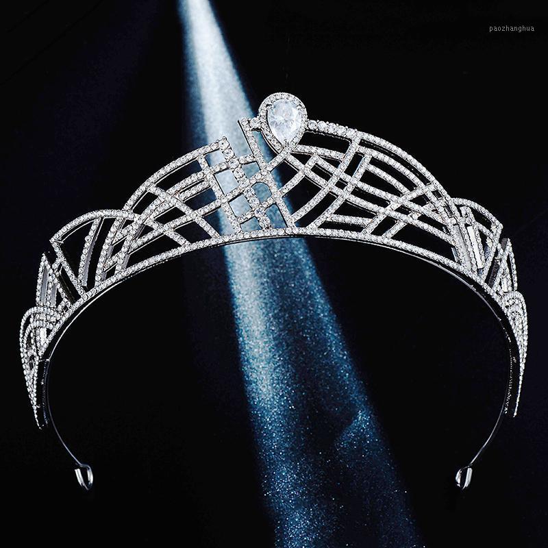 

Hair Clips & Barrettes Queen Tiara Bridal Crown Headwear For Female Wedding Birthday Headdress Rhinestones Inlaid Retro Luxury Accessories M, Golden;silver