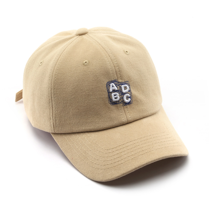 

Ball Caps Korean Style Japanese Style Internet Celebrity ABCD Letter Soft Top Curved Brim Baseball Cap Outdoor Female Sun Protection Sunshade Couple, Green