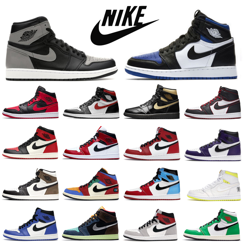 

2021 Men women Basketball Shoes Nike Air Jordan 1 1s High Pine Green Shattered Backboard Not for Resale Multi Color mens trainers sports snekaers 36-46, Bloodline
