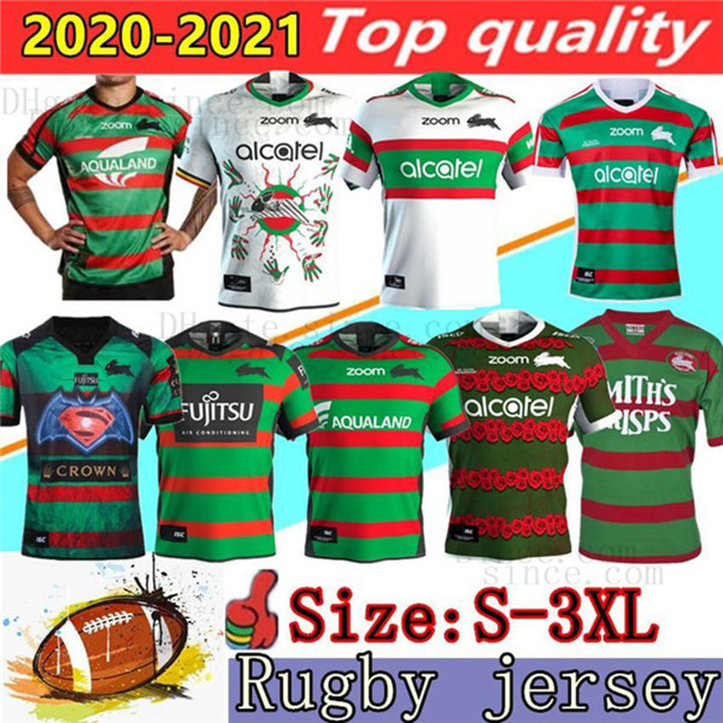 

20 201 New South Sydney Rabbitohs ANZAC Indigenous rugby Jersey 2020 2021 Top Rugby League jerseys Shorts Australia maillot de rugby -Factory Outlet