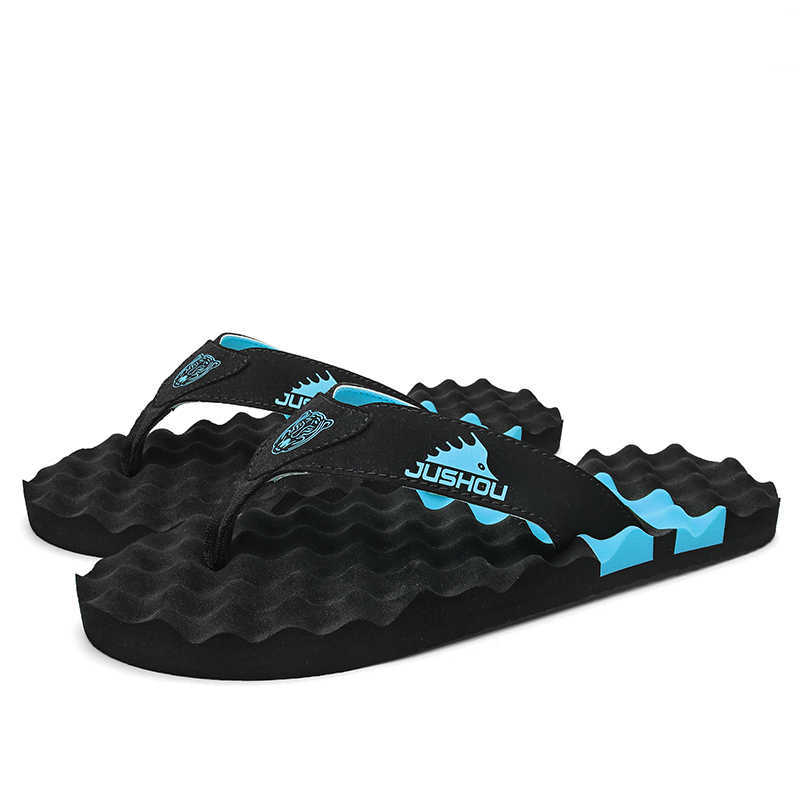 

Summer Beach Flip Flops Casual Bath Slippers Breathable Flip Flop Men Thick-Soled Home Shoes Non-Slip Indoor And Outdoor Slides 210721, Yellow