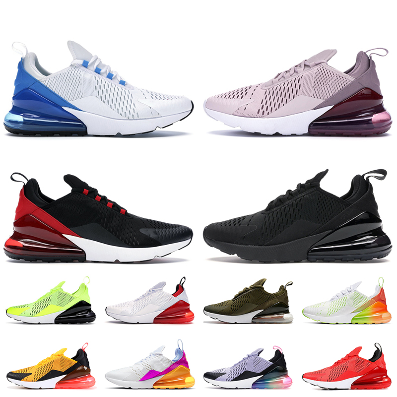 

Wholesale Cushions 270 Running Shoes Women Mens 270s Sports Sneakers White Photos Blue Barely Rose Bred Triple Black University Red Volt Tennis Trainers, #18 36-45 (2)