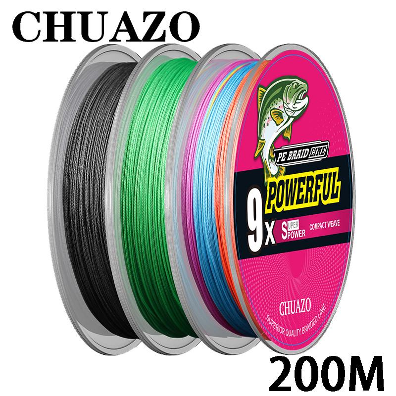 

Braid Line 200m Fishing 6KG-78KG Braided X9 Japan PE Tackle Gear Accessories