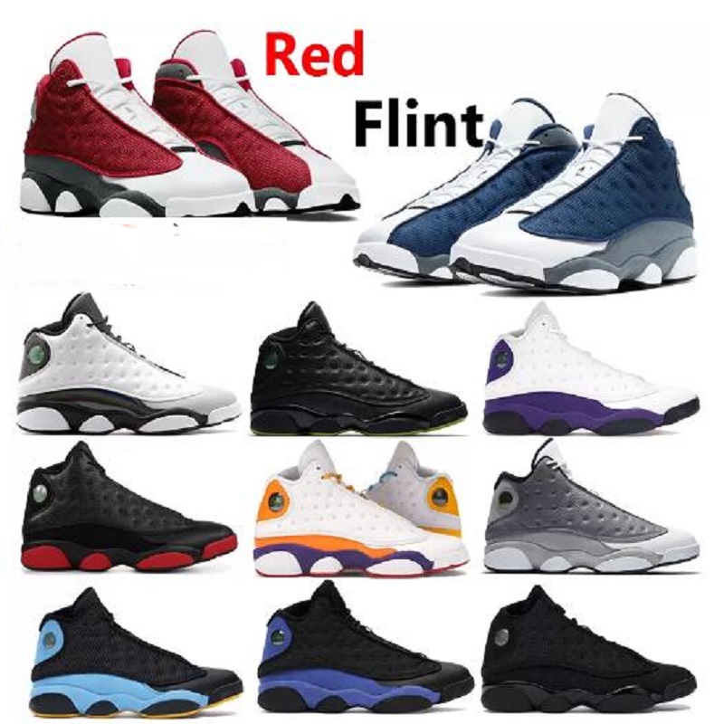 

fashion Red flint 13s 13 basketball shoes playground court purple flints hyper royal trainers cap and gown Chris Paul Away men sneakers shoe, # 46