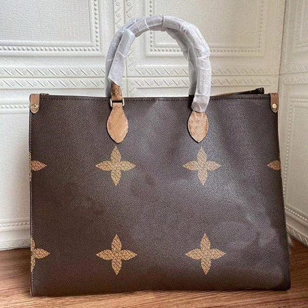 

2021 lady Bag Fashion Handbag classic style leather brown black flower large tote multi function High-quality Different colors Various styles bags W5xQ#