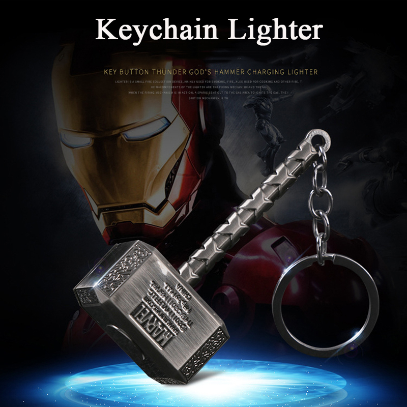 

Smoke Accesoires Creative Thors Hammer Eectric ighter Men Gift USB Rechargeabe Turbo ighter Dropship piers