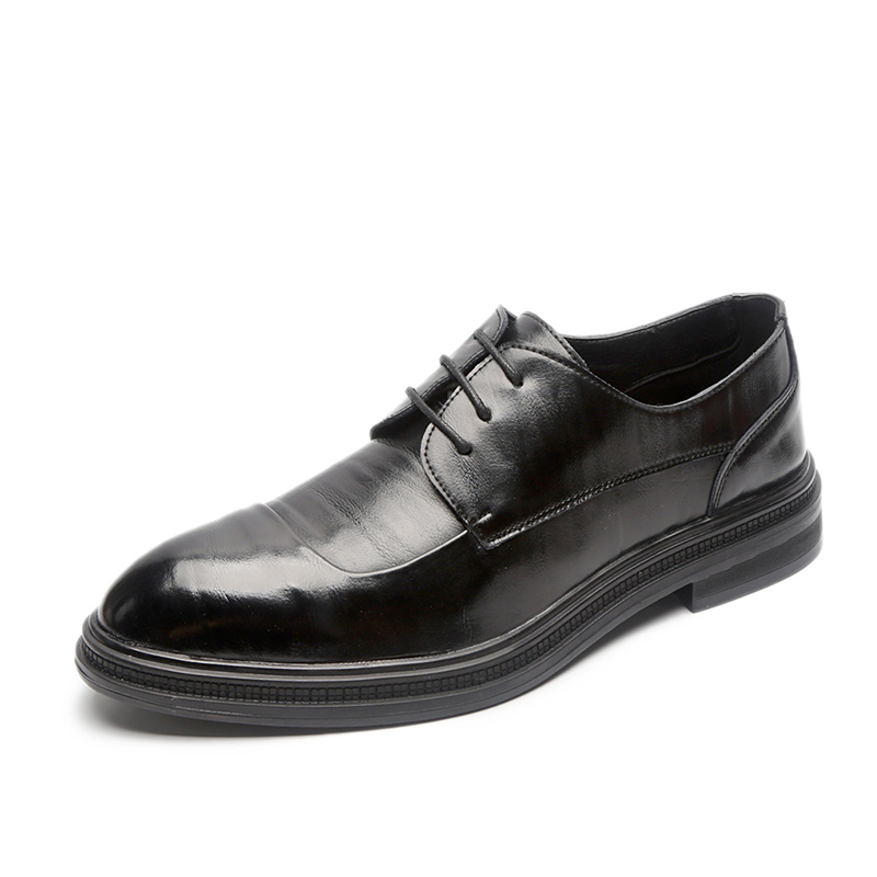 

Mens Business Formal Dress Shoes With Comfortable Leather Shoes Classic British Style Shoes for Men Oxfords, Black