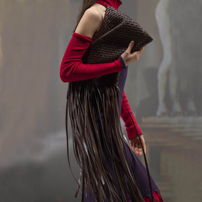 

Tassel weaving hand bag Handbag Women Luxurys Designers Bags 2021 wallet, Black