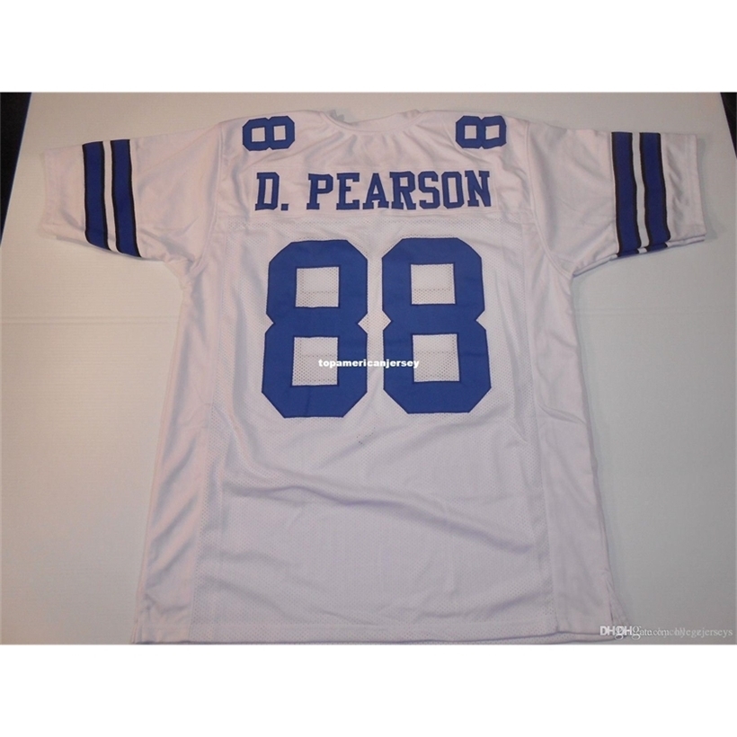 

Cheap Retro CUSTOM Sewn Stitched #88 Drew Pearson White MITCHELL & NESS Jersey Men's Football Jerseys Running