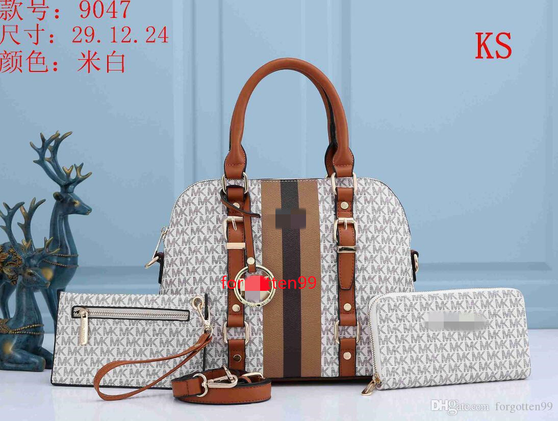 

019 michaels mks kor women's Leather chain handbag Shoulder Envelope Crossbody Shopping Bags messenger bag, Black;brown