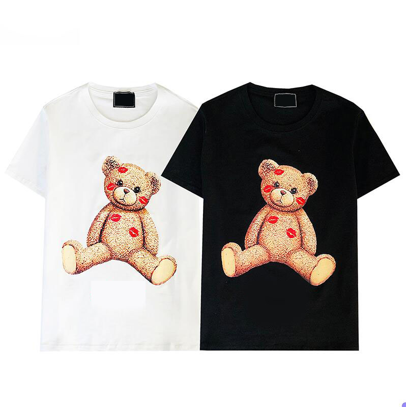 

2021 Luxury Casual T-shirt men's Wear designer Short sleeve 100% cotton high quality wholesale black and white size S~2XL