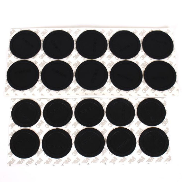 

50mm 58mm rubber pad for 20oz 30oz sublimation straight skinny tumbler protective bottle bottom 3M self adhesive cup coaster