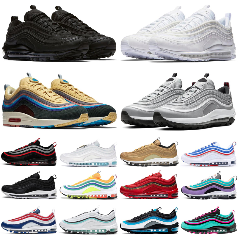 

97 97s sean wotherspoon men women shoes MSCHF x INRI Jesus triple black white outdoor mens womens trainers sports sneakers runners, #1 triple black