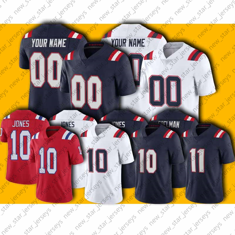 

New Patriot England 10 Mac Jones 1 Cam Newton Jersey 26 Sony Michel 24 Stephon Gilmore Jerseys Nelson Agholor Kendrick Bourne Dont'a Hightower Kyle Van Noy, Youth size s-xl (agz)