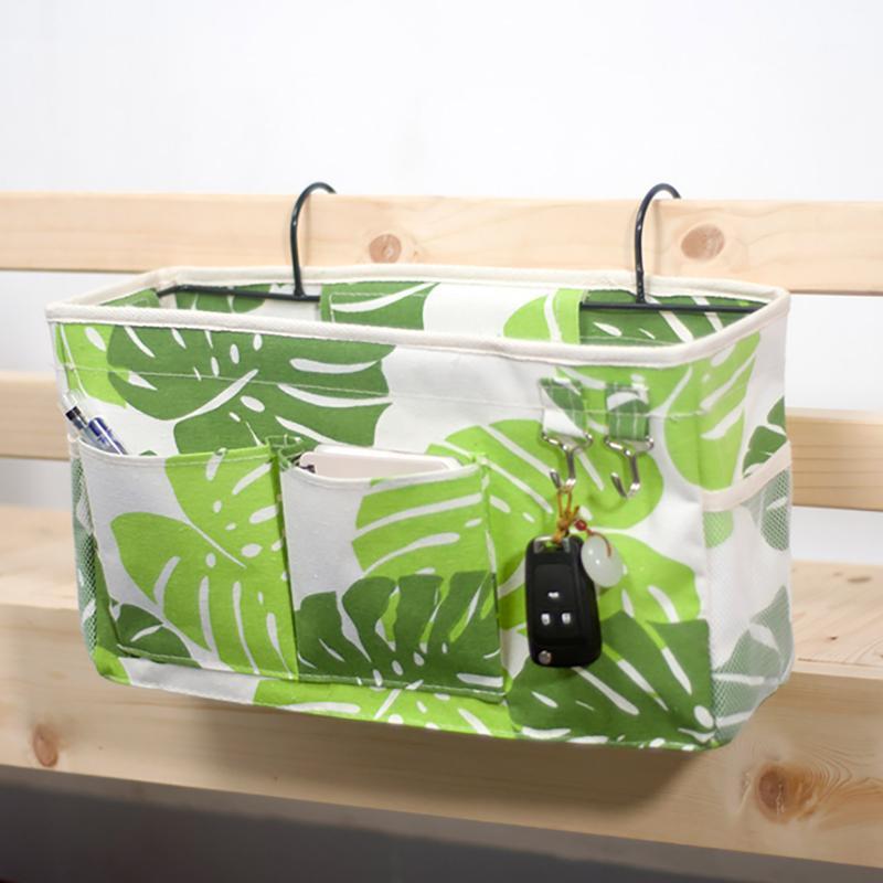 

Storage Bags Bedside Bag Book 1PC Couch Bed Holder Pocket Bunk Caddy Fabric Phone Pen Dormitory Supplies Hanging