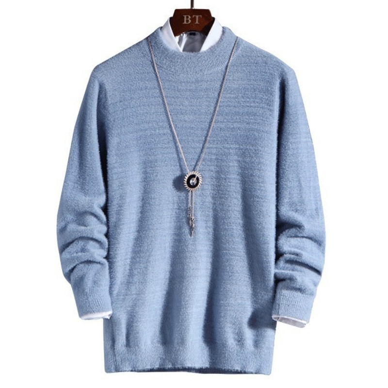 

Winter Men Sweater O Neck Knitted Sweaters Men Thick Warm Knitwear Clothing Casual Oversized Solid Pullovers Top Coats 3xl 210601, Khaki