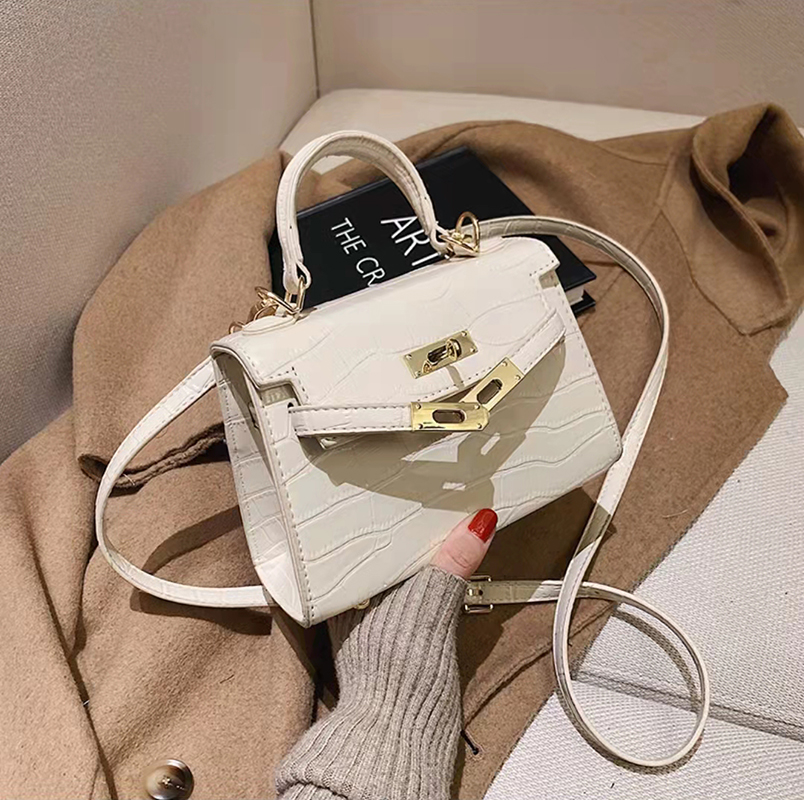 

Luxury Shoulder Bags Mini Handbags designer tote leather cross body for women Alligator messenger bag lady purse simple design unique buckle Satchel bag flap HBP, Extra shipping(not for sale)